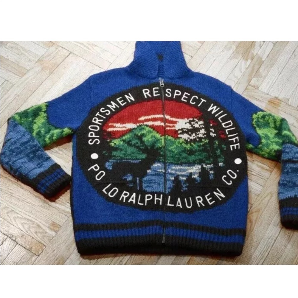 Polo wildlife cardigan